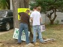 putting up signs for Lisa.jpg