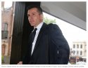 Simon Gittany arrives at court yesterday before having his bail revoked..jpg