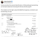 Michael Cohen Testifies on Handwritten Note in Trump Hush ...