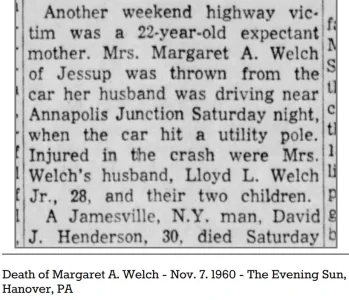 Margaret Welsh dies Nov 1960.webp