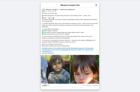 Screenshot 2025-09-28 at 11-18-25 ❌ 7 Days. No Answers. ❌ 💔 “What... - Missing in Canada Face...webp