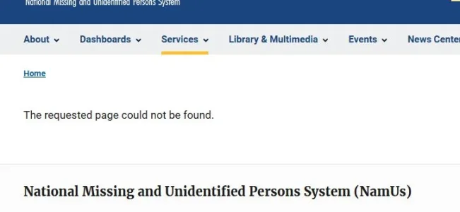 Chet Lindsay NamUS case search.webp