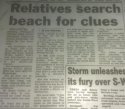 Relatives search for beach clues..JPG