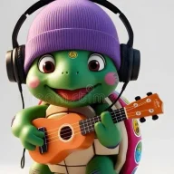 purple turtle
