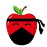 Apple ninja boy