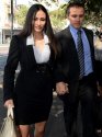 Simon Gittany arrives at the Supreme Court in Sydney with his girlfriend Rachelle Louise today.jpg