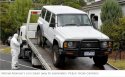 Michael Adamson’s car is taken away for examination. Picture Nicole Garmston.jpg