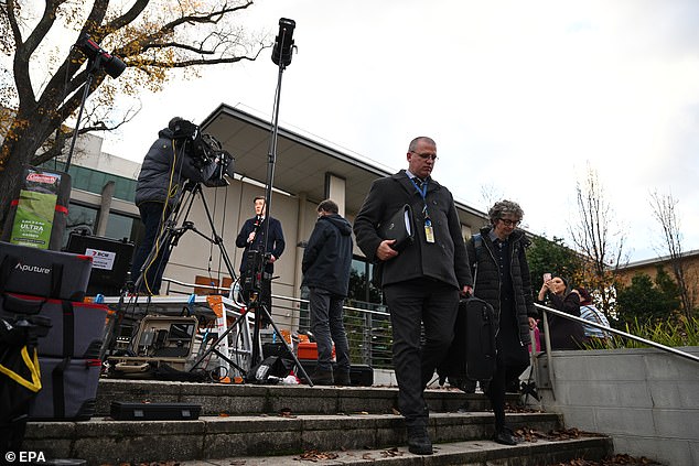 The dynamic duo: Senior Constable Stephen Eppingstall and Prosecutor Dr Nanette Rogers leave court