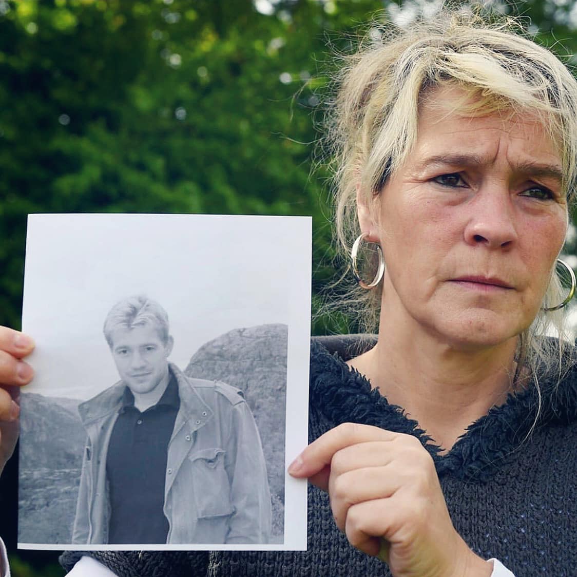 Lars' mum has never given up hope of finding her son