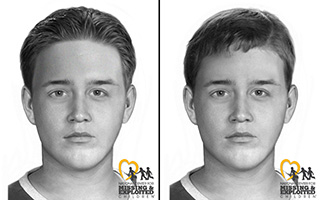 Sketch of Caucasian Male for Unidentified Deceased Victim