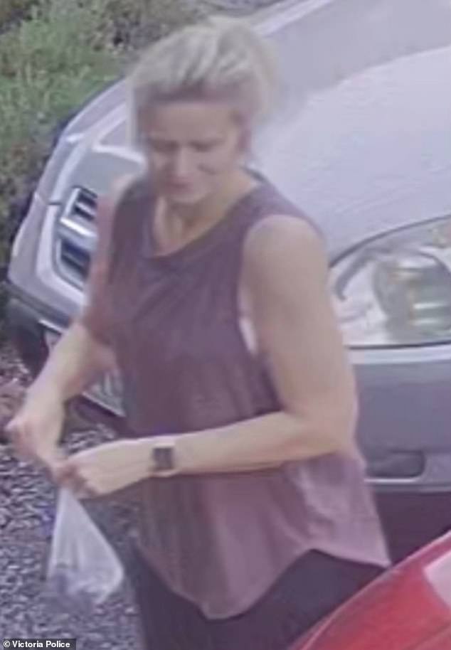 The wildest theory of all is that middle-aged mum of three Samantha Murphy (pictured as she left home on Sunday) has abandoned her family to embark on a new life in secret
