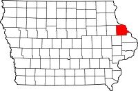 Dubuque County in Iowa