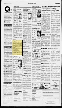 Clipping location on The Californian page 16