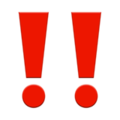 Double Exclamation Mark on Apple iOS 15.4