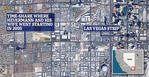 The Club de Soleil time share is near the Vegas strip. Heuermann and his wife bought their share in 2005, before any of the murders took place