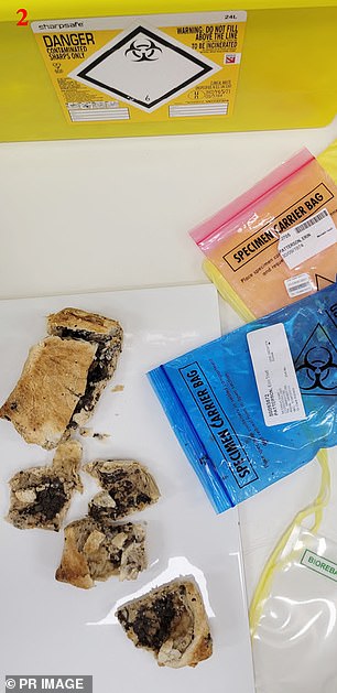 Forensic samples of the fatal lunch show a layer of finely chopped mushrooms which tested positive to the Amanita toxin