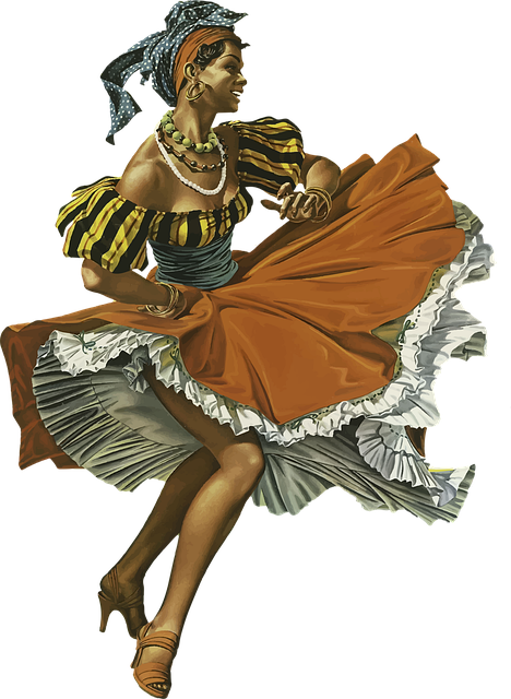 Free Woman Dancing vector and picture