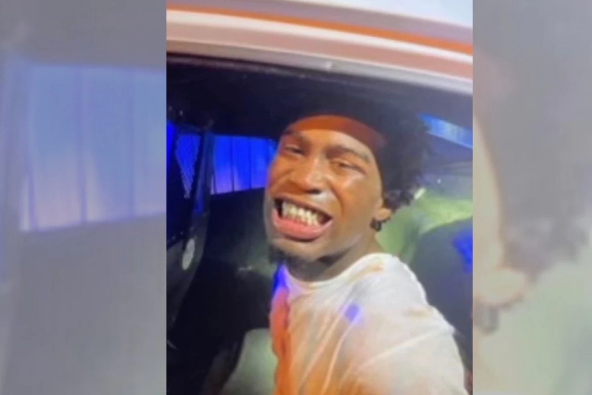 Photo of a miling Zekiel Kelly after arrest. -- Provided to WHBQ