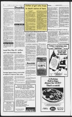Clipping location on St. Joseph Gazette page 13