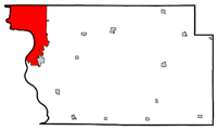 Sioux City in Woodbury County
