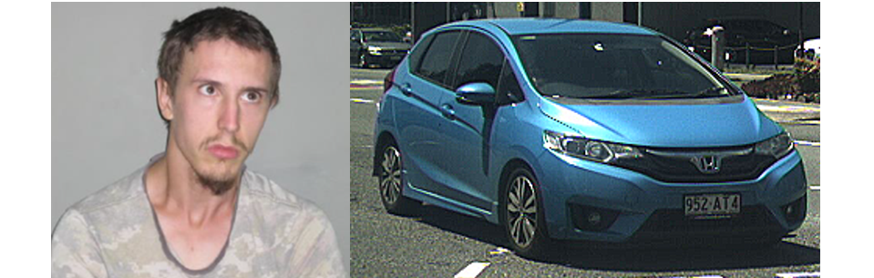 Slade Murdok and blue Honda Jazz with regio 952AT4