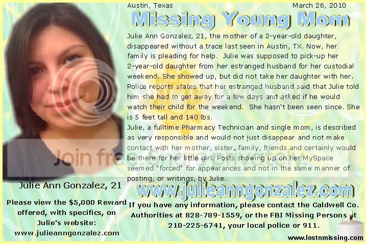 JulieAnnGonzalez21MissingMominTexas.jpg