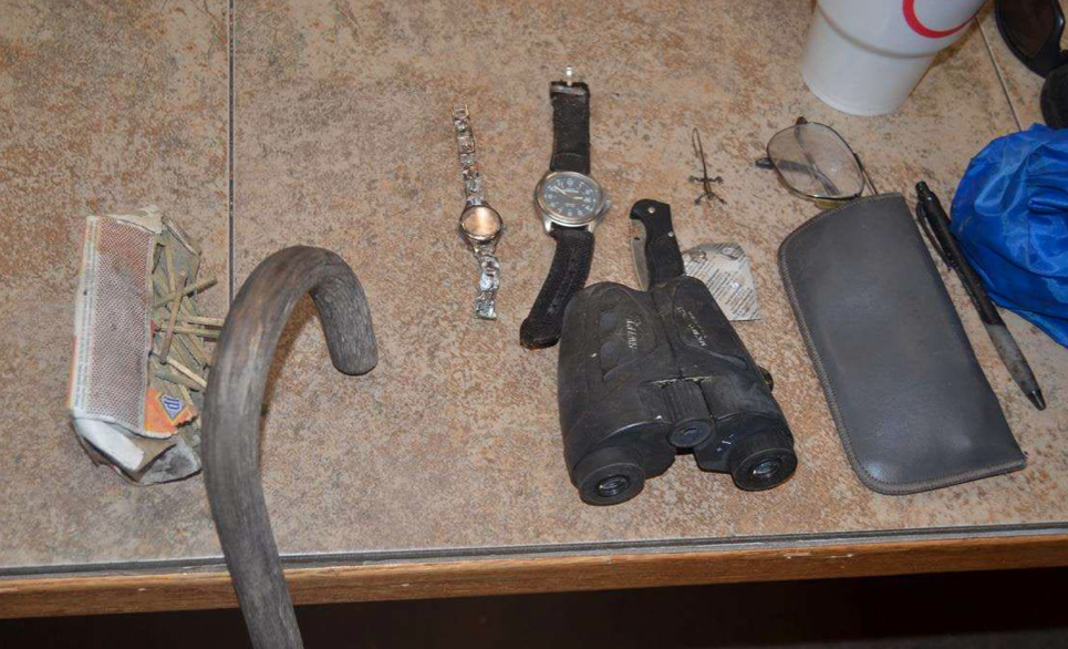 etc items on remains
