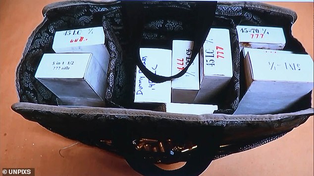 The disorganized cart showed dummy rounds mixed with one live round, that ended up accidentally killing Hutchings