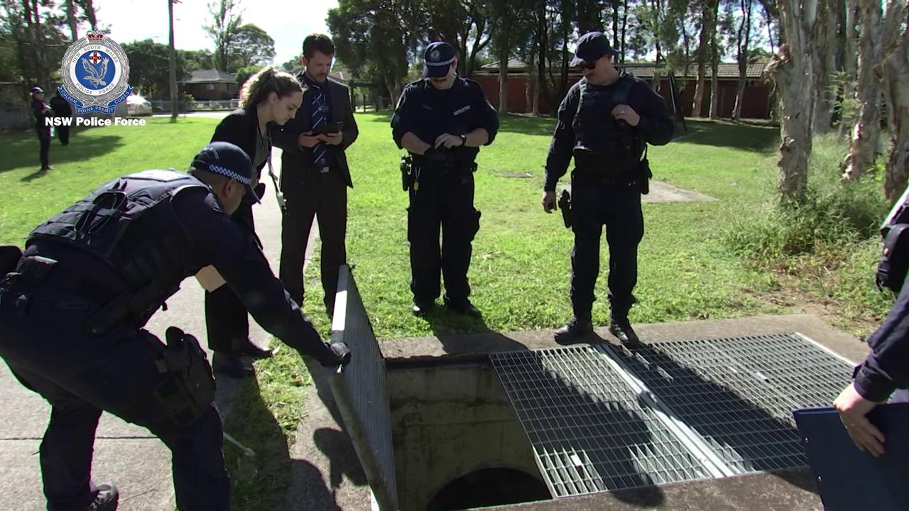 Police have scoured the area for clues in relation to the murder