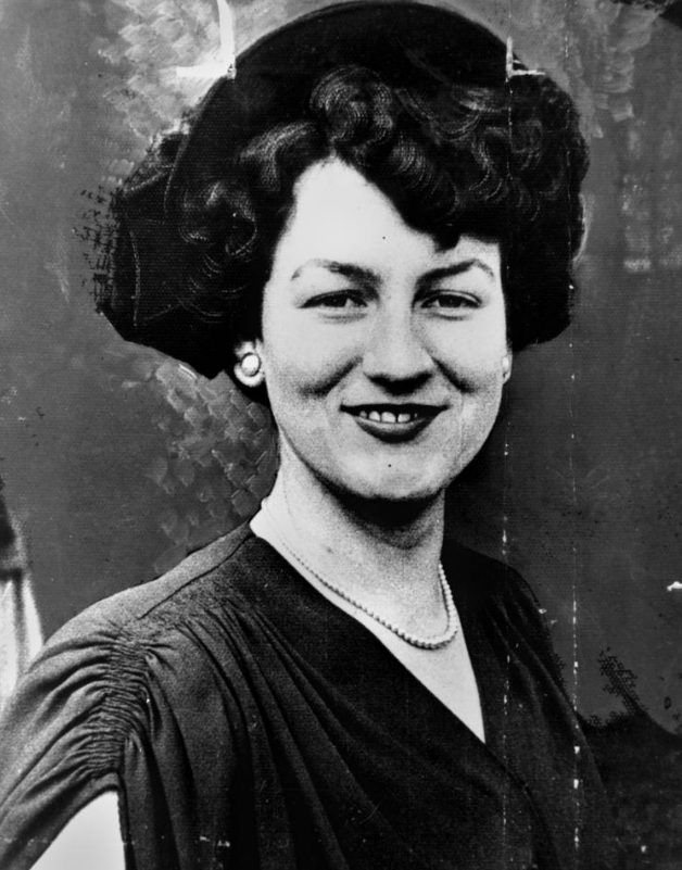 The last photograph taken of Betty Shanks at her cousin's wedding