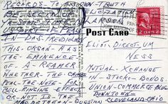 Postcard reported to be from the Torso Murderer taunting Eliot Ness Cleveland Rocks, Cuyahoga County, Famous Graves, County Seat, Havre, Lake Erie, Asylum