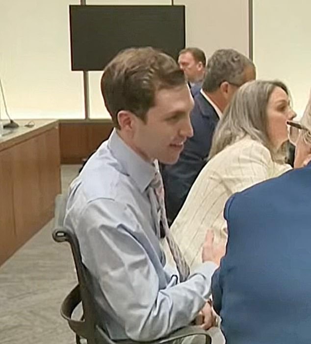 Tyler Robinson was seen in public for the first time Friday, three months after he was charged with murdering conservative commentator Charlie Kirk