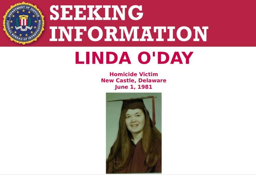 FBI Most Wanted on Twitter: The #FBI seeks the public's assistance with  information regarding the homicide of Linda O'Day whose body was discovered  in her home on June 1, 1981, in New