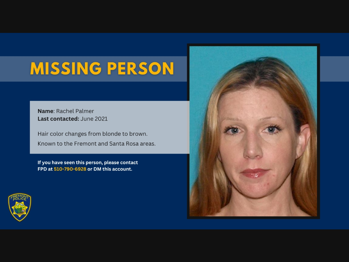 Fremont police are asking the public to help locate Rachel Palmer, who has been missing since June 2021. Fremont police are asking the public to help locate Rachel Palmer, who has been missing since June 2021.